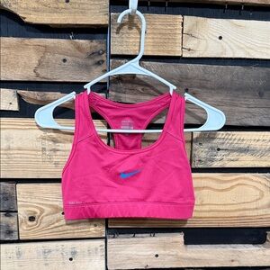 Nike Pro SMALL‎ Pink Sports Bra Dri-Fit
Athletic Racerback